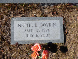 Nettie Mae <I>Baker</I> Boykin 