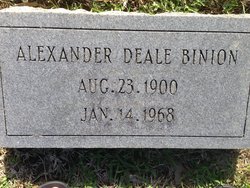 Alexander Deale Binion Jr.