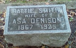 Hattie <I>Smith</I> Denison 