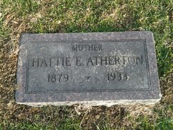 Hattie Ethel <I>Banker</I> Atherton 