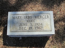Mary Ella <I>Edmondson</I> Mercer 