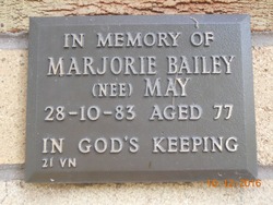 Marjorie Ethel <I>May</I> Bailey 