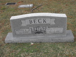 Edna <I>Pearson</I> Beck 