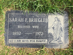 Sarah Frances <I>Becker</I> Briegleb 