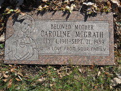 Caroline <I>Weipert</I> McGrath 
