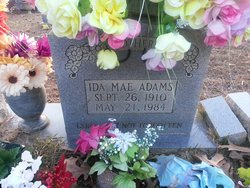 Ida Mae <I>Allen</I> Adams 