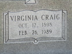 Virginia Inez <I>Craig</I> Hindman 
