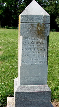 Nancy <I>Brown</I> Erwin 