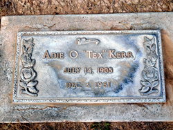Adie O. “Tex” Kerr 