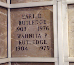 Earl Dewolf Rutledge 