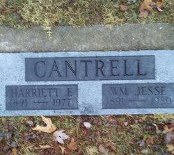 Harriet Frances <I>Newton</I> Cantrell 