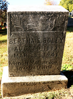 Bertha S <I>Cubbage</I> Boley 