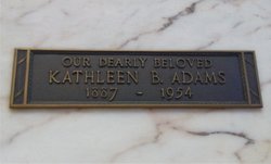 Kathleen B. <I>Hamilton</I> Adams 
