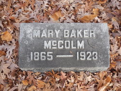 Mary <I>Baker</I> McColm 