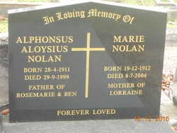 Alphonsus Aloysius Nolan 