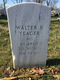 Gen Walter B Yeager 