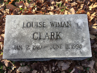 Louise <I>Wiman</I> Clark 