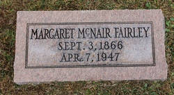 Margaret <I>McNair</I> Fairley 
