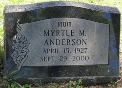 Myrtle M <I>Kreger</I> Anderson 