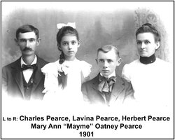 Mary Ann “Mayme” <I>Oatney</I> Pearce 