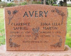 Edna Ella <I>Martin</I> Avery 