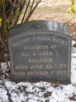 Margaret Pynchon <I>Baldwin</I> Mathez 