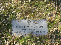Alice Erwin <I>Hallum</I> Childs 