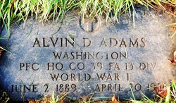 Alvin D Adams 