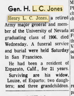 Gen Henry Lawrence Cullem “L C” Jones 