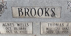 Agnes Jane <I>Wells</I> Brooks 
