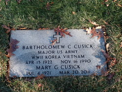 Bartholomew C Cusick 