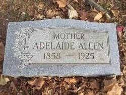 Adelaide “Adeline” <I>Gilbert</I> Allen 