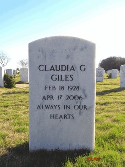 Claudia G Giles 