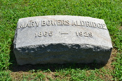 Mary Rebecca <I>Bowers</I> Aldridge 