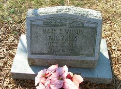 Mary E <I>Churchwell</I> Wilson 