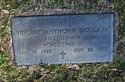 Vincent Anthony “Bb” Sicola Sr.