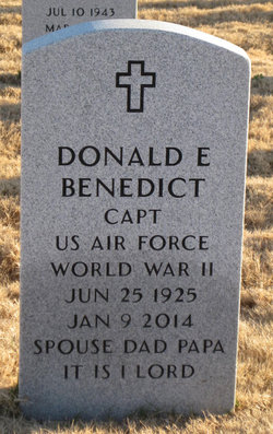 CPT Donald Elsworth “Tex” Benedict 