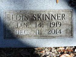 Lois Tennessee <I>Skinner</I> Davis 