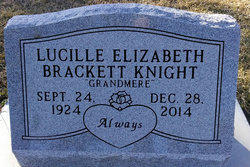 Lucille Elizabeth <I>Brackett</I> Knight 