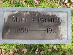 Alice Kizziah <I>Rogers</I> Palmer 