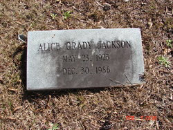 Alice <I>Grady</I> Jackson 