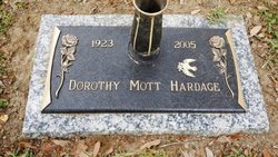 Dorothy <I>Mott</I> Hardage 