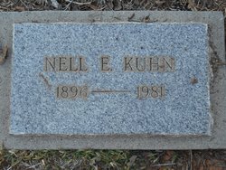 Nell Ercell “Nellie” <I>Brashear</I> Kuhn 