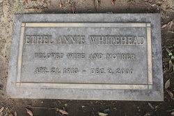 Ethel Annie <I>Brentlinger</I> Whitehead 