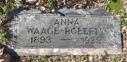 Anna Margaret <I>Waage</I> Roberts 