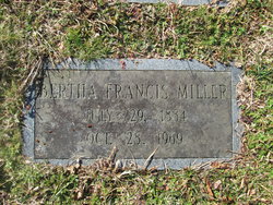 Bertha <I>Francis</I> Miller 