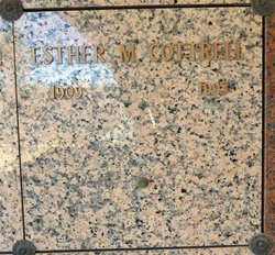 Esther C. <I>Marshall</I> Cottrell 
