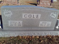 Myrtle M. <I>HIckman</I> Cole 