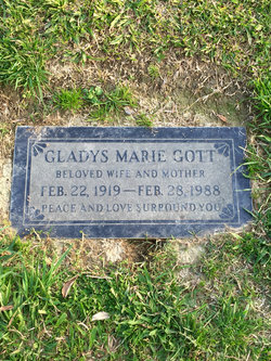 Gladys Marie <I>Gunn</I> Gott 