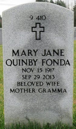 Mary Jane <I>Quinby</I> Fonda 